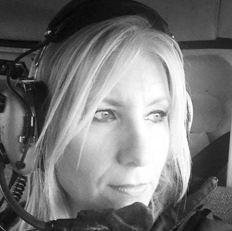 Patty Harkens is reporting traffic reports while flying on helicopter. Whom she tied the knot? Who is her husband?